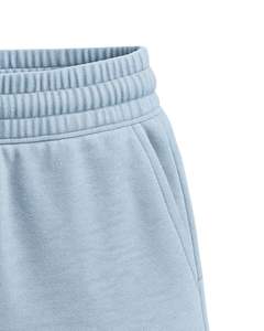 <b>Men</b> Ash Sky Fleece <b>Shorts</b> Soft Thick Fabric Drawstring Waist Casual Gym Workout <b>Lounge</b> <b>Short</b> Pants OEM Custom Logo Service - Product Image 5
