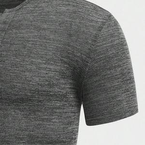 Custom <b>Grey</b> Color Short Sleeve O-Neck Loose Fit Men's <b>T</b> <b>Shirts</b> High Quality Embroidery Silk Screen Printed Logo Design Summer - Product Image 6