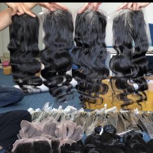 วิกผมแท้ขนาด5*5ลูกไม้สำหรับผู้หญิงผิวดำผมมนุษย์แบบทอจากโรงงานเวียดนาม - Product Image 1