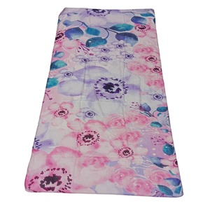 Bufanda Larga de Lujo para Mujer, Diseño Floral Impresionista Argyle, 100% Modal y Algodón, Textura Suave Exclusiva, Diseño Innovador, en Oferta - Product Image 2