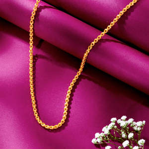 Collier chaîne unisexe en or 18 carats avec perles et diamants Eternal Link - Product Image 1