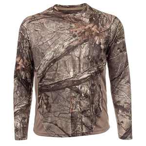 T-shirt de chasse à manches courtes avec imprimé camouflage personnalisé, logo personnalisé, chemises de chasse camouflage à manches courtes pour l'extérieur - Product Image 2