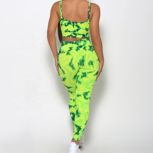 Design fabriqué logo personnalisé Ensemble 2 pièces pour femmes tenue d'été 100% coton Sportswear femmes shorts et soutien-gorge ensemble - Product Image 6