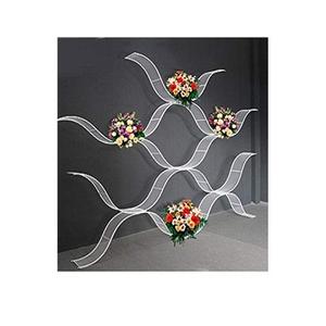 Prix compétitifs, centres de table de mariage en fer de luxe faits à la main pour la décoration de table, utilisation de la meilleure qualité, supports à fleurs, centres de table - Product Image 3