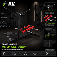 SK Heavy Duty Machine de musculation professionnelle pour exercices de pectoraux assis et debout, à charge libre, équipement de gym pour entraînement pectoral en position debout