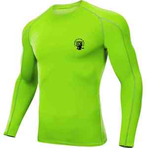 OEM personnalisé hommes été décontracté Compression Rash Guard Fitness chemises de course pour l'entraînement de gymnastique - Product Image 3