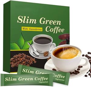 Extracto de Café Verde Ganoderma Slim Premium en Polvo, 10 Mezclas Naturales para la Salud, Grado Alimenticio, 180 g (18 Sobres) - Product Image 3