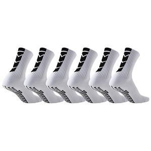 Chaussettes de sport respirantes en nylon pour hommes, antidérapantes, à fond solide, pour le football, le basket-ball, le tennis et les sports d'automne - Product Image 3
