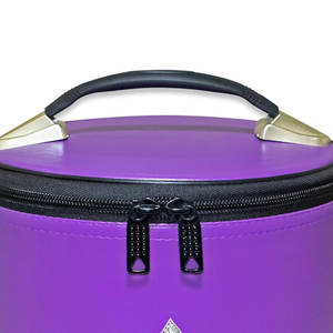 Masonic Fez Case Imitación de cuero púrpura Nuevo Alta calidad Personalizado New Regalia Crown Fez Shriner Cases - Product Image 4