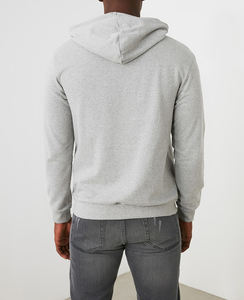 OEM Streetwear Top Men Women Hoodie No <b>String</b> Wholesale Custom Full Print Casual Raw Hem Men's Couple Hoodies Unisex 2 Piece Set - Product Image 4