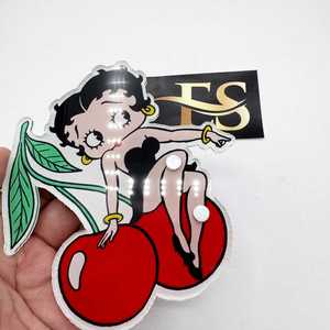 EXECTUS Betty Boop - Azulejos Acrílicos para Pestañas con Diseño de Mariposa Cereza, Impresión de Logotipo Personalizado, Herramienta de Belleza, Servicio OEM Disponible, 2 en 1 - Product Image 6