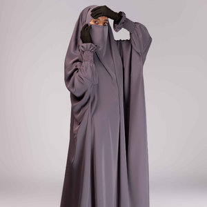 OEM una pieza para Jilbab modesto vestido largo islámico para las mujeres precio de fábrica al por mayor suministro de ropa musulmana en todo el mundo - Product Image 1
