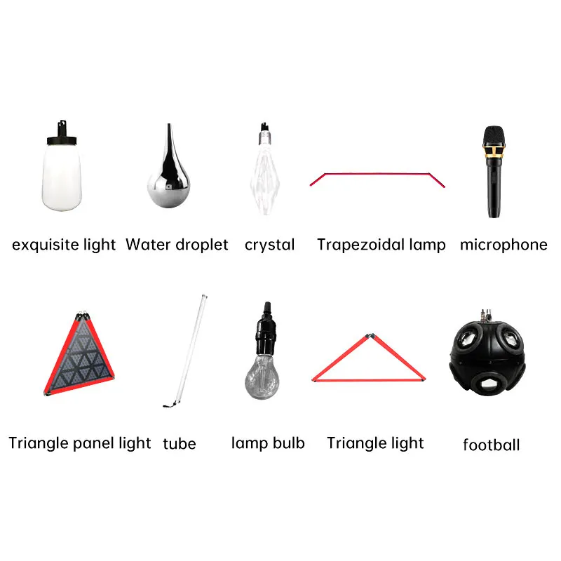 Led ngoài trời Đèn sân khấu chuyển đổi 1 2 3 gang không dây động Bóng điều khiển ánh sáng