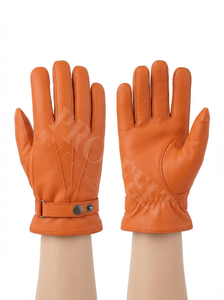 Gants en cuir chauds conçus pour la protection contre le froid, avec sangle de poignet sécurisée et intérieur doux au toucher, 100% cuir de haute qualité - Product Image 3