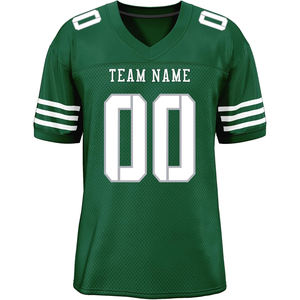 OEM Camisetas de Fútbol Americano Transpirable Malla de Poliéster Secado Rápido Urban Clubwear Ropa Deportiva Sublimación Logo Nombre Tallas grandes - Product Image 1