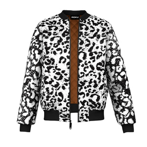Customizable Unisex Winter Bomber Jacket Windproof Breathable Cotton-Lined Lightweight Custom Logo Colors Fashion Casual - Product Image 1