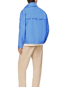 Chaqueta Cortavientos Anorak Ligera de Color Sólido para Hombre, Transpirable, Informal, con Cierre de Cremallera, Chaqueta de Talla Grande para Hombre - Product Image 3