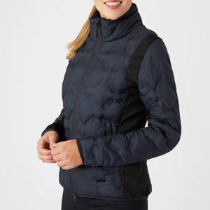 Chaqueta acolchada estampada para mujer con múltiples bolsillos Material duradero Ropa para exteriores Recién llegado Precio con descuento Chaqueta de burbuja - Product Image 2