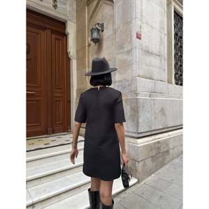 Vestido Midi de Gamuza Borgoña para Mujer missJANELL, con Tela 100% Poliéster, Estilo Casual Elegante para Uso Diario - Product Image 5