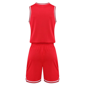 Nouvel arrivage uniforme de basket-ball unisexe uniforme de basket-ball pour jeunes personnalisé pour adolescent toute l'équipe Kit de basket-ball - Product Image 4