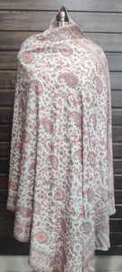 Custom Made in Floral Design 100% <strong>Woollen</strong> <strong>Shawls</strong> and Scarves Made From 100% Wool Fiber in Size 200*100 cm Suitable for Resale