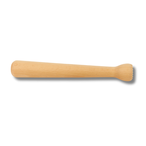 Oiled Beech Wood Cocktail Muddler 22cm Toothed Head Mojito <b>Bar</b> <b>Tool</b> Custom OEM Gift - Product Image 3