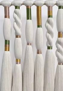 Macramé Natural Hecho a Mano, Adorno Esférico de Algodón para Colgar en la Pared, Decoración de Pared para el Hogar, Sala de Estar - Product Image 4