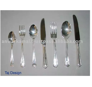 Ensemble de couverts en laiton argenté - Product Image 1