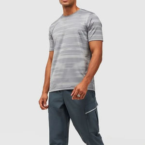 Camiseta deportiva de manga corta personalizada de alta calidad para hombre, cómoda material de poliéster de 260 gramos con impresión por sublimación - Product Image 5