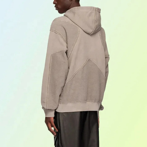 Nueva Sudadera con Capucha de Diseño Personalizado, Gruesa, Unisex, Estilo Urbano, para Invierno, con Bolsillos de Forro Polar, 100% Algodón, con Paneles 3D Bordados - Product Image 3