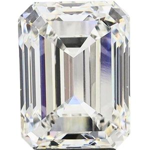 Diamante Cultivado en Laboratorio de 4.05ct, Corte Esmeralda, Claridad VVS2, Color F, Perforado con Láser, Suelto, Certificado IGI - Product Image 2