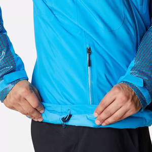 Veste de snowboard pour homme à prix réduit, couleur contrastée, imperméable, respirante, chaude, à capuche, avec plusieurs poches - Product Image 6