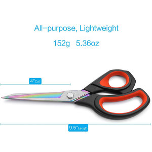 Tijeras de Corte Preciso para Sastres y Artesanos, Tijeras Resistentes para Telas para Uso de Modistas - Product Image 2