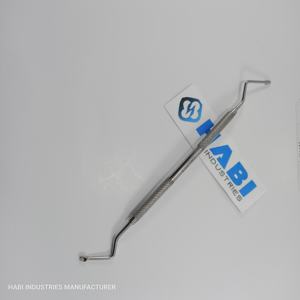 Sonda de limpieza de dientes de acero inoxidable Manual espejo cuchara Dental excavadora y cureta esptulas de corriente para limpieza y llenado - Product Image 5