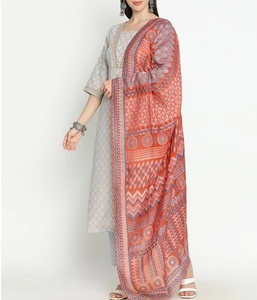 Bordado de estampado elegante de calidad Premium, ropa paquistaní, traje cosido listo para usar, traje étnico Formal Punjabi, trajes de punto - Product Image 5