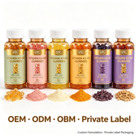 Gummies SYC BIO Vitamine K2+D3 Bien-être 60 Gummies Format Oursons Gommeux Marque Privée OEM ODM Prix Usine Vente en Gros