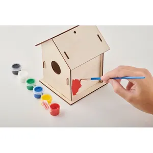 Kit de nichoir pour oiseaux PAINTHOUSE en bambou et bois personnalisé - Gadgets uniques - Product Image 1