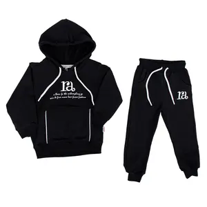 Hot Selling Children's Hoodie Sets Footer 2-thread Product Of Uzbekistan For Small Children