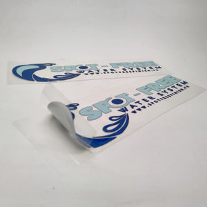 Pegatina de transferencia personalizada, adhesivo fuerte, etiqueta impermeable para exteriores, sin fondo, etiqueta de logotipo duradera para equipo de parabrisas de ventanas - Product Image 1