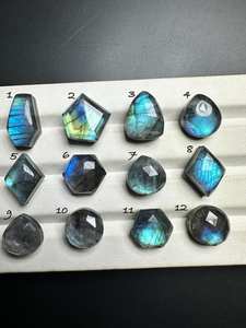 Piedra preciosa de labradorita de la mejor calidad 100% Piedra preciosa curativa de labradorita genuina Piedra preciosa de labradorita para hacer joyas - Product Image 3