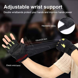 Yoga Bodybuilding Training Breathable Non-Slip Half Finger <b>Fitness</b> <b>Gloves</b> 2022 New Model <b>Fitness</b> <b>Gloves</b> - Product Image 3