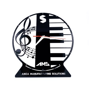 Luxury <b>Art</b> Deco Stainless Steel Wall <b>Clock</b> Custom Logo and Color Needle Display - Product Image 4
