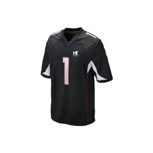Uniforme de Fútbol Americano de Manga Corta, Transpirable, Talla Grande, Diseño Personalizado, Ligero, Ecológico, Económico y de Venta Caliente - Product Image 2