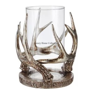 Nouvelle base de bougeoir en rotin et décoration de dessus de support votif en verre pour la maison hôtel et villa support de table design - Product Image 2