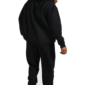 Sweat à capuche zippé décontracté personnalisé pour homme, en molleton de coton mélangé par sublimation, idéal pour l'hiver, style urbain, séchage rapide - Product Image 3