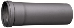 Tubo per Stufe a Pellet Colore Nero Opaco Cm. 8x 25 - Product Image 1
