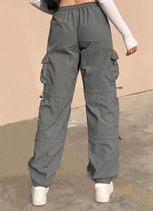 Nuevos y Elegantes Jeans Cargo de Mezclilla para Mujer, Personalizables, Ecológicos, Transpirables, de Corte Holgado, Tallas Grandes, Estilo Urbano, Pierna Ancha, Pantalones Largos - Product Image 6