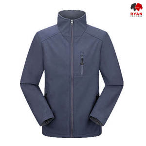 Veste Softshell sur mesure pour homme, fermeture éclair, tissu respirant avec logo personnalisé, écologique - Product Image 4