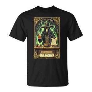 Camiseta de Doctor de la Peste con Temática de la Medicina Medieval: ¿Prueba de las sanguijuelas?-Producto Promocional - Product Image 1