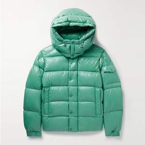 Coupe-vent d'hiver personnalisé pour hommes avec veste en duvet matelassée brillante détachable col montant en tissu de toile - Product Image 3